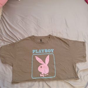 Cropped Playboy shirt